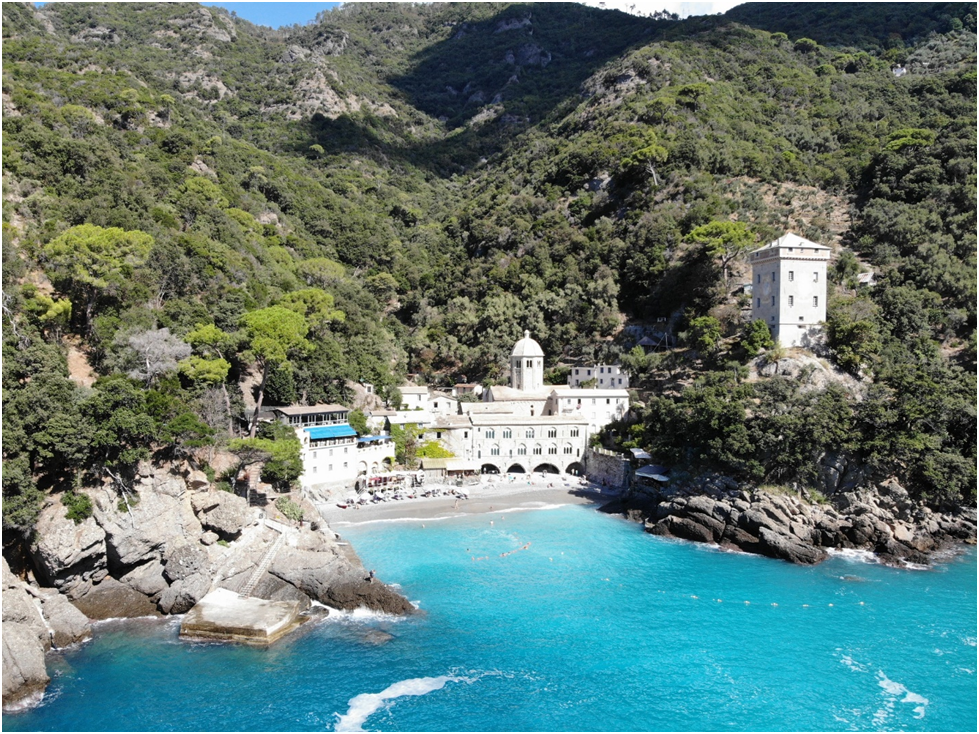 The abbey of San Fruttuoso 