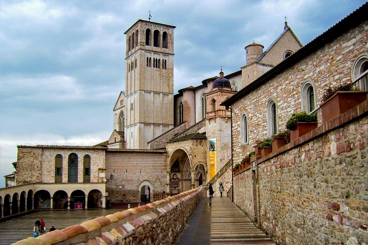 The Basilica di San Francesco in Assisi.