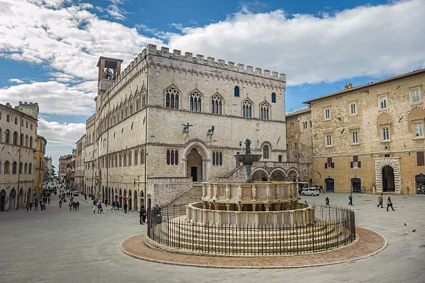 The Fontana Maggiore in Perugia’s Piazza Novembre.
